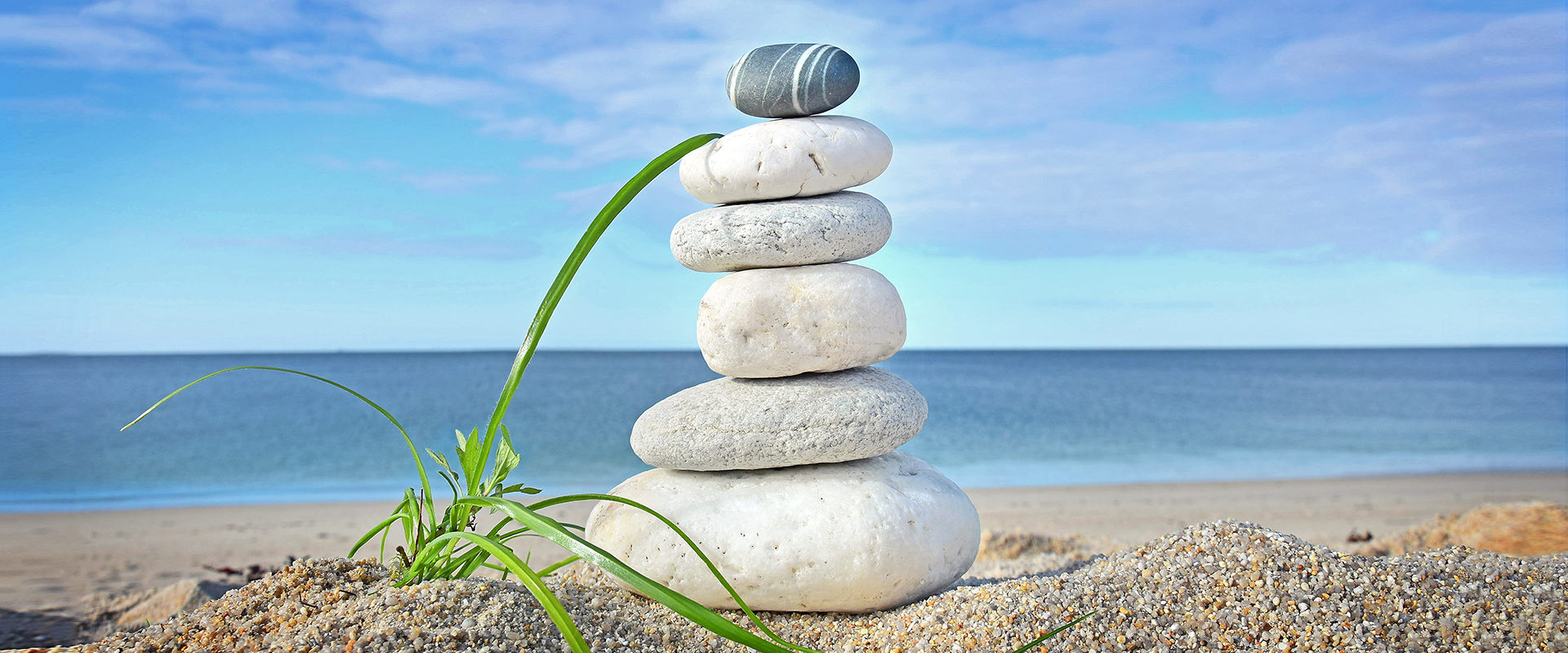 cairn sur la plage
